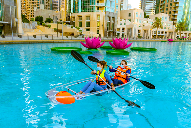 Kayaking Dubai Sea aA
